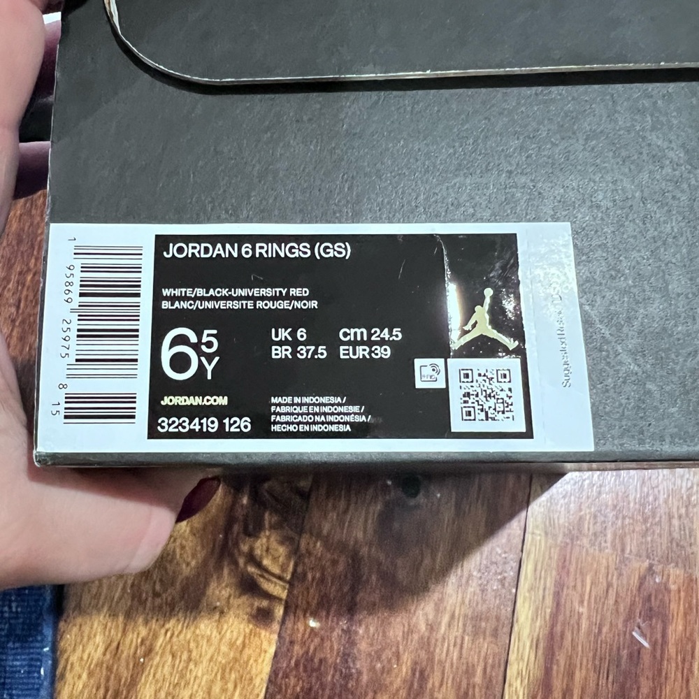 Jordan 6 Rings Size 6.5 - Picture 5 of 5